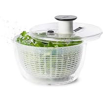 Amazon｜OXO オクソー サラダスピナー 野菜水切り器 小 丸型 2~3人分
