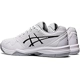 ASICS Men's Gel-Dedicate 7 Tennis Shoes, 10, White/Black