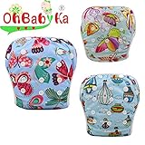OHBABYKA遊びパンツ 0-3歳 べビー 赤ちゃん用 ボタンでサイズ調整可能 防水外層 ポリエステルメッシュ内層 オムツカバー スイミング教室 公園 海水浴 温泉旅行 水着 スイムウェア 女の子 