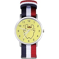 Amazon | ポムポムプリン 腕時計 可愛い 安い ナイロンのニット