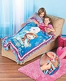 Cut, Fringe and Tie with Disney Frozen No-sew Throw Kit- 43" X 55" [並行輸入品]