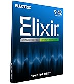Amazon.co.jp: Elixir エリクサー エレキギター弦 NANOWEB Medium .011
