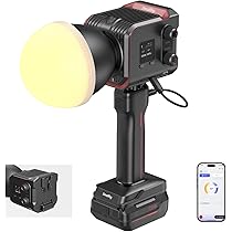 ビデオカメラ smallrig RC100B COB LED Amazon | SMALLRIG RC 100B COB LED ビデオライトキット【73Wh