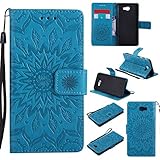 Samsung Galaxy J5 Prime ケース 高品質 PU手帳型 耐摩擦 全面保護ケース カード収納 スタンド機能 財布型 Samsung Galaxy J5 Prime 用 ケース (P6