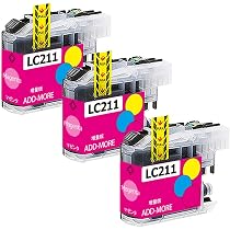 Amazon.co.jp: ブラザー用 LC211-4PK インクカートリッジ LC211 LC211M