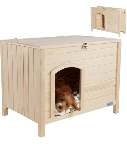Amazon | コーナン オリジナル LIFELEX 犬舎ログハウス調 約幅708×奥行