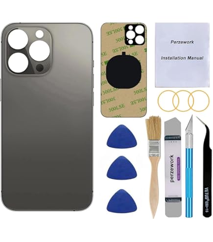 Amazon.co.jp: Perzework OEM リアバックガラス iPhone 14 Pro Max 6.7