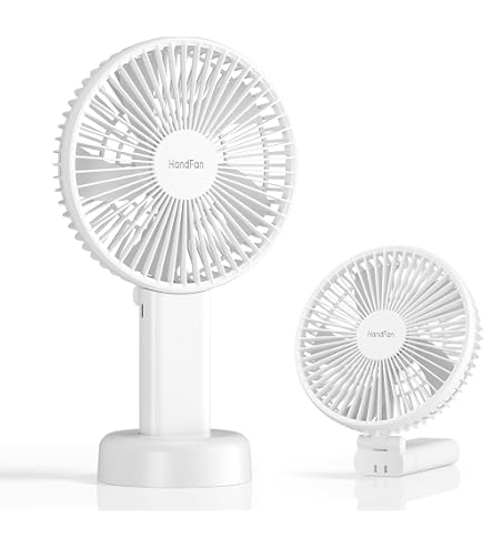 Amazon.co.jp : 6500mAh手持ち扇風機 1番大きいサイズハンディファン