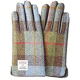 [7th HEAVEN] 【ハリスツイード】HARRIS TWEED レディース 手袋 レザー AY-15AWGL-001 (オリーブ)