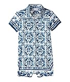 [ドルチェアンドガッバーナ] Dolce & Gabbana Kids ボーイズ Capri One-Piece (Infant) ワンピース Blue 6-9 Months [並行輸入品]
