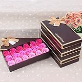 18個入り　バラ・フラワー石鹸　　シャワー石けん花びら　ロマンチック　結婚祝い・ 贈り物・ プレゼント ・部屋飾り