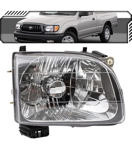 Amazon | WEELMOTO 2001-2004 トヨタ タコマ ヘッドライト アセンブリ