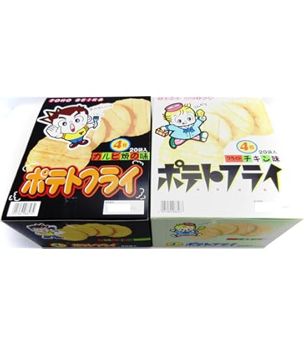 Amazon.co.jp: 東豊製菓 ポテトフライ 3種60袋 駄菓子 詰め合わせ