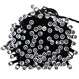 LUCKLED Outdoor Solar String Lights, 72ft 200 LED Cool White Fairy Decorative Christmas Lights Seaso