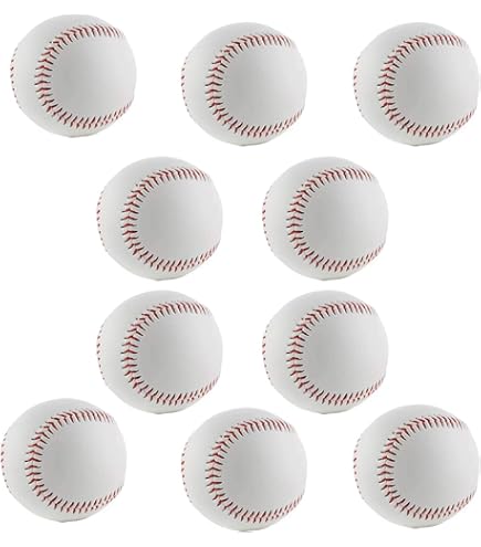 Amazon | Jessfar 野球ボール 軟式 キャッチボール 12球セット 高弾性