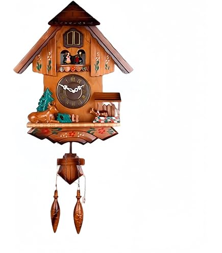 リズム RYTHEM 鳩時計 掛け時計 壁掛け 未使用 美品 Amazon.co.jp