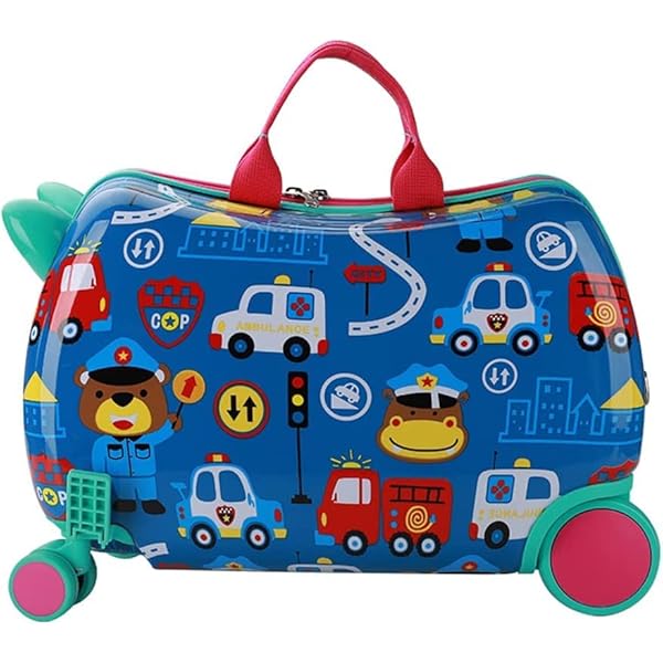 Bluey Luggage Scooter Bluey Kids Travel Bag With Wheels, 16 X 13 X