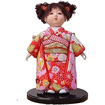 Amazon | 市松人形 日本人形舞踊 舞妓芸者人形モデル