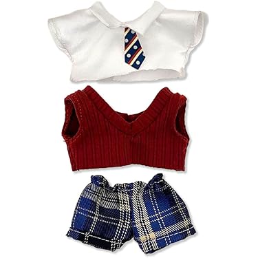 はぴぬい　ぬい服　ノースリーブセット　アクセサリー はぴぬい ぬい服 ノースリーブコーデセット アクセサリー 服3点