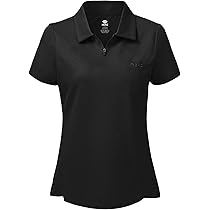 Amazon | [YIRUIYA] ハーフジップ レディース シャツ ポロシャツ 半袖