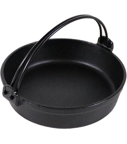 Amazon｜アサヒ 鋳鉄製 すき鍋 胡蝶 24(ガス・IH対応)業務用使用品