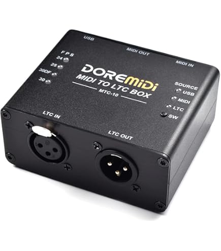 Amazon.co.jp: DOREMIDI LTC-MIDI タイムコード同期 (MTC-20) デバイス