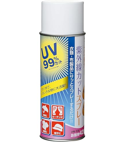 Amazon.co.jp: KAWAGUCHI 衣類の紫外線カットースプレー 420ml 10-191