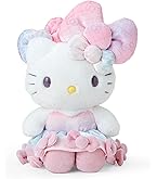 白猫バレリーナデザインシリーズ ハローキティ マスコットホルダー　ぬいぐるみ ハローキティ マスコットホルダー（白猫バレリーナ） - Meccha Japan