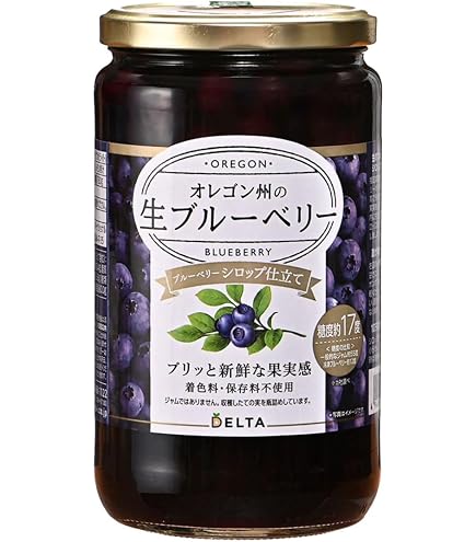 Amazon | 【2本セット】ツルヤ 完熟ブルーベリーシロップ漬 390g×2本