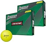 【 ２ダース 】 ゴルフ ボール スリクソン TRI STAR トライ スター 2022 モデル おまけ付 (２ダース_パッションイエロー)