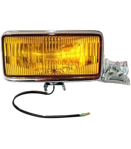Amazon | トラック用 小糸 角型 フォグランプ 12V (H3 55W イエロー