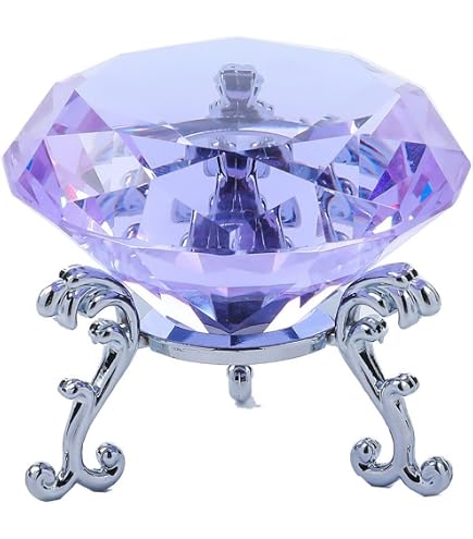 Amazon | Shantia クリスタル 水晶 ダイヤモンドカット 100mm ペーパー