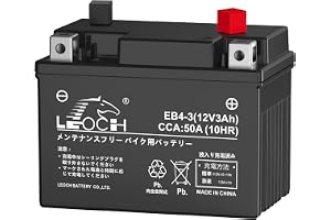 LEOCH YTX4L-BS/YT4L-BS互換 EB4-3 12V 3Ah バ…