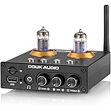 Nobsound P2 Mini Bluetooth 5.0 真空管プリアンプ HiFi USB プレーヤー ステレオ オーディオ ヘッドフォンアンプ リモコン操作