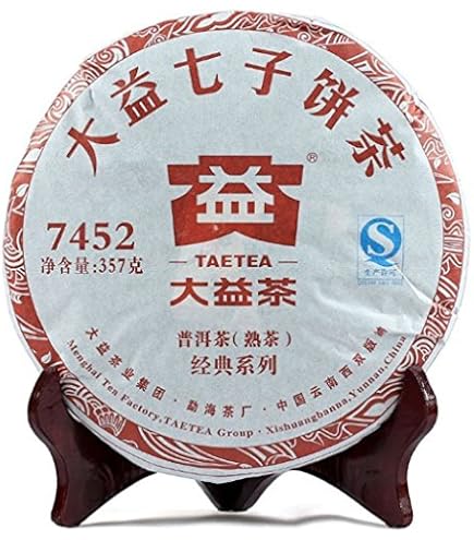 Amazon.co.jp: 本場中国雲南省産の健康プーアル茶 「大益七子餅茶8592