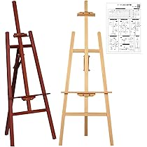 Amazon.co.jp: 【現役美術家監修】木製 デッサン イーゼル [動画と