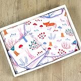 今治タオル もり ベビーギフト isso ecco 化粧箱 手提げ袋 ラッピング込 (フェイスタオルセット, ピンク)