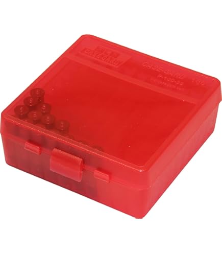 Amazon | MTM 380/9MM Cal ラウンドフリップトップ 弾薬箱 | ガン