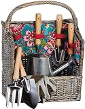 Countryside Garden Basket - Madeline Turquoise [並行輸入品]