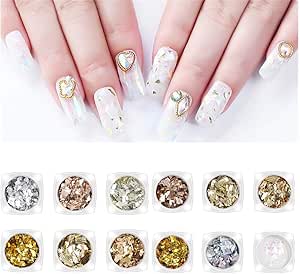 メール便不可 オーロラグリッター プラチナホロ 2種類セット ネイルパーツ ネイルパーツ