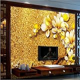 Sproud Grote Aangepaste Achtergrond マグノリア Kleur 彫り Prachtige Paleis De Slaapkamer Woonkamer Tv Achte