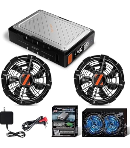 作業用ファン 32V/30V/24V/21V/9V専用ファン2個入 – G.B.Z 株式会社