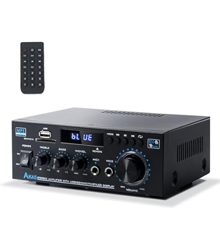 Amplificatore Audio Bluetooth 5.0 Donner - 440W, 4 Canali, Con USB, SD, FM E Microfono - Foto 8