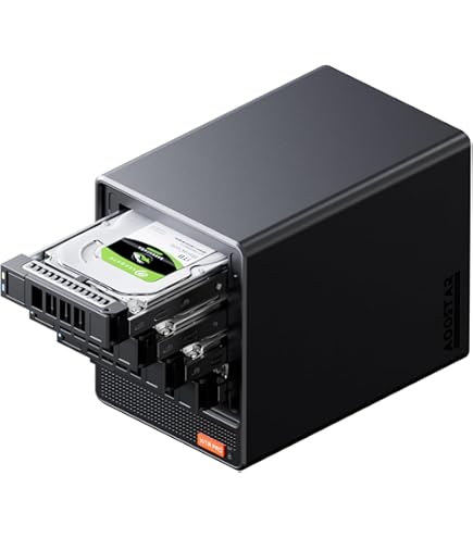 外付けハードディスク・ドライブ AOOSTAR WTR PRO 16TB NAS AOOSTAR WTR PRO AMD Ryzen 7 5825u 4 Bay Nas Mini PC