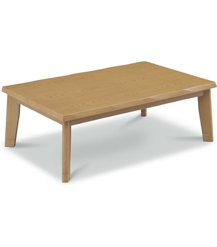 Amazon.co.jp : 協立工芸 家具調こたつ【120×80cm】【ブラウン