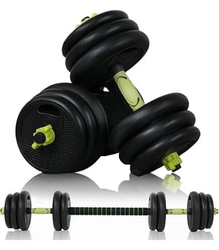 Amazon | PYKES PEAK 可変式 ダンベル 5kg 10kg 15kg 20kg 2個セット