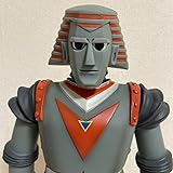 ☆東映：光プロ／ロケットプロ ☆絶版！ヴィンテージ ☆メガフィギュアシリーズ ジャイアントロボ ◇全長 約34㎝ 重さ 439g