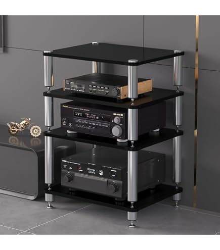 Amazon | 朝日木材加工 オーディオラック4段・ライトカラーADK SUONI