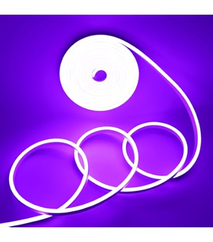 Amazon.co.jp: 100V ラウンド、320 度発光、EL蛍光チューブ管 LED
