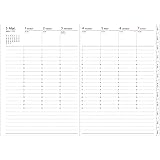 Amazon デルフィーノ コーテッド 年 バーチカル手帳 A5サイズ ウィークリー Refill 19年12月始まり Cot システム手帳用リフィル 文房具 オフィス用品